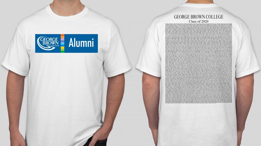 乔治布朗大学2020届的t恤